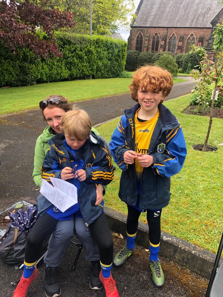 We were joined by some young parishioners